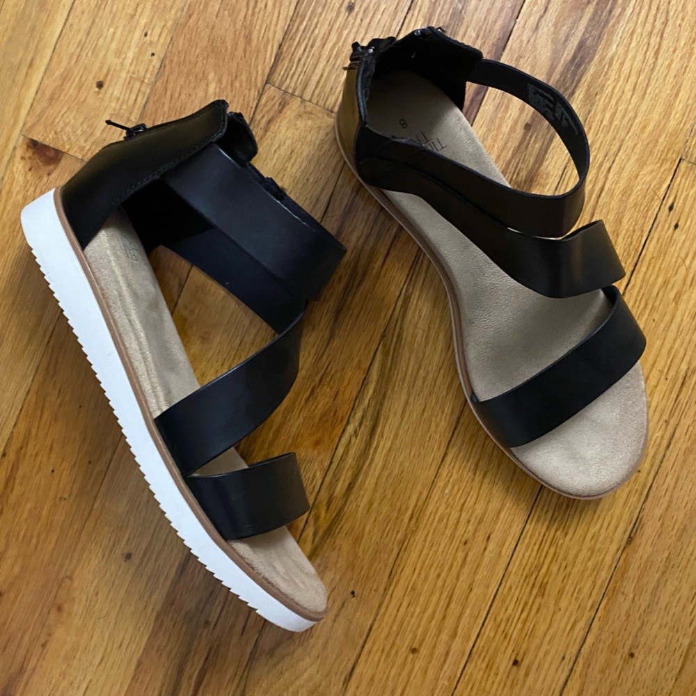 👡💓👀Ladies low wedge sandals